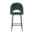 Стул полубарный Меган зеленый