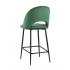 Стул полубарный Меган зеленый