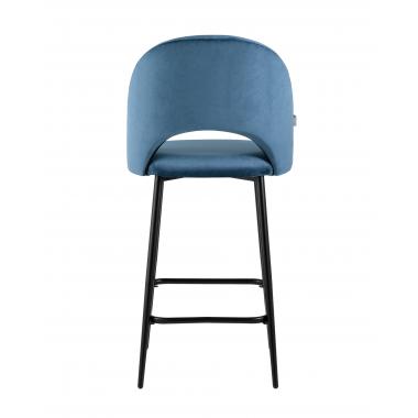 Стул полубарный Меган пыльно-синий