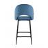 Стул полубарный Меган пыльно-синий