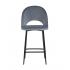 Стул полубарный Меган серый