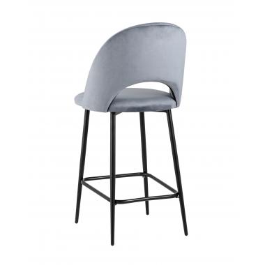 Стул полубарный Меган серый