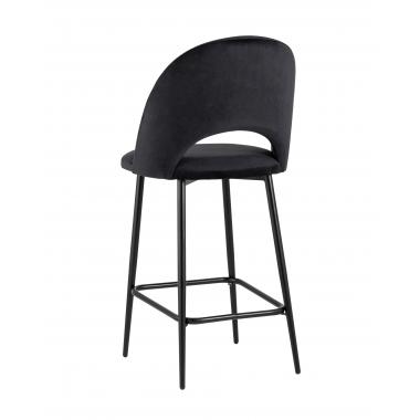 Стул полубарный Меган черный