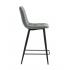 Стул полубарный Джанго серый