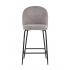 Стул полубарный Echo светло-серый