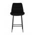 Стул полубарный Флекс черный