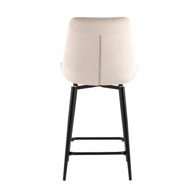 Стул полубарный Флекс с поворотным механизмом бежевый