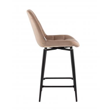 Стул полубарный Флекс с поворотным механизмом капучино