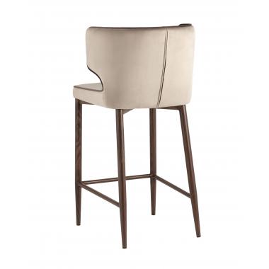 Стул полубарный Матео с кантом шампань