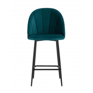 Стул полубарный Логан изумрудный