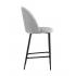 Стул полубарный Логан светло-серый