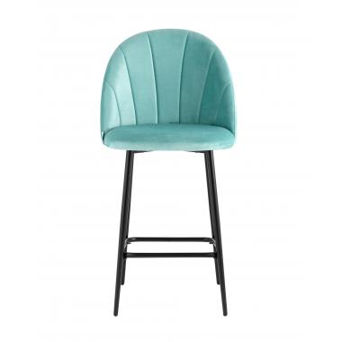 Стул полубарный Логан пыльно-голубой