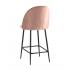 Стул полубарный Логан пыльно-розовый