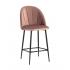Стул полубарный Логан пыльно-розовый