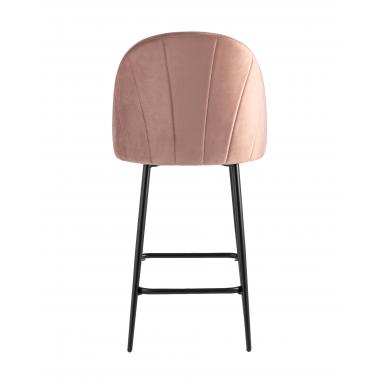 Стул полубарный Логан пыльно-розовый