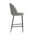 Стул полубарный Логан серый