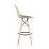 Стул Eames DSW барный бежевый на деревянных ножках