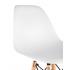 Стул Eames DSW барный белый на деревянных ножках