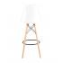 Стул Eames DSW барный белый на деревянных ножках