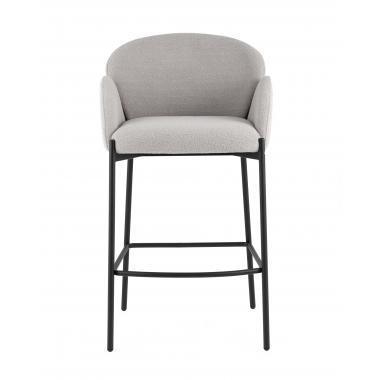 Стул полубарный Melia светло-серый