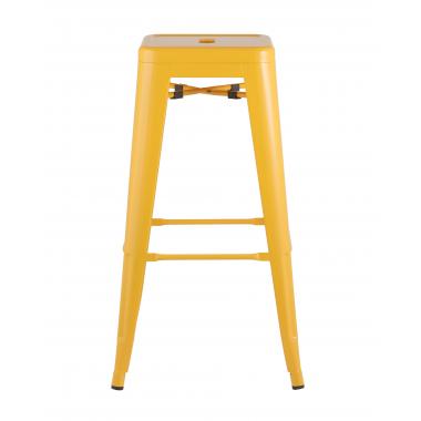 Табурет барный TOLIX желтый глянцевый