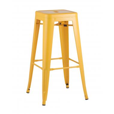 Табурет барный TOLIX желтый глянцевый