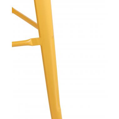 Табурет барный TOLIX желтый глянцевый