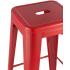 Табурет барный TOLIX красный глянцевый
