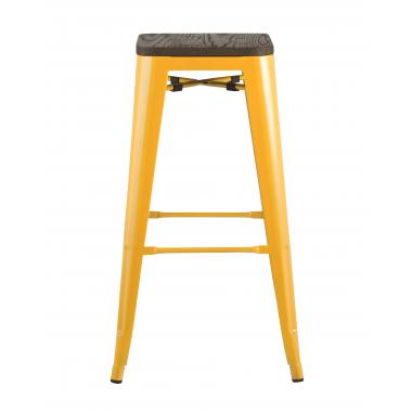 Табурет барный TOLIX WOOD желтый
