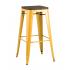 Табурет барный TOLIX WOOD желтый
