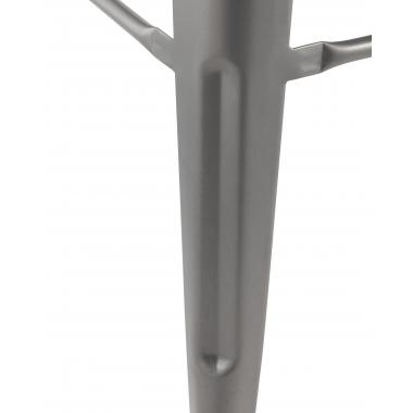 Табурет барный TOLIX WOOD серебристый матовый