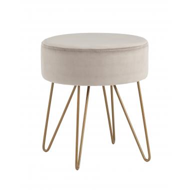 Пуф Спейси серо-бежевый