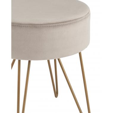 Пуф Спейси серо-бежевый