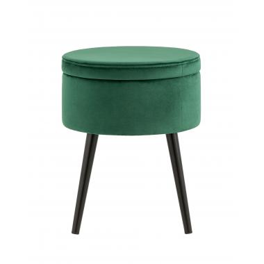 Пуф Клайс с ящиком зелёный