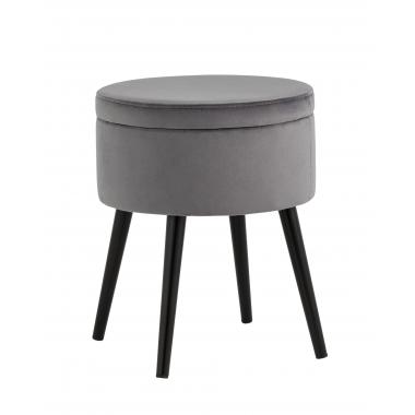 Пуф Клайс с ящиком серый