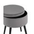 Пуф Клайс с ящиком серый