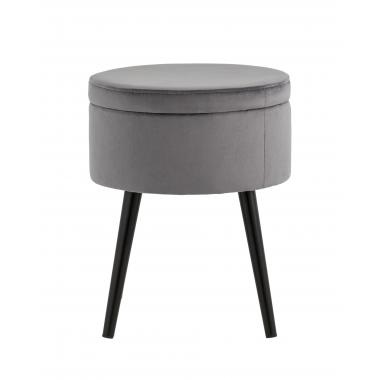 Пуф Клайс с ящиком серый