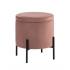 Пуф Грейс с ящиком пыльно-розовый