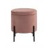 Пуф Грейс с ящиком пыльно-розовый