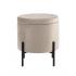 Пуф Грейс с ящиком серо-бежевый