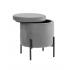 Пуф Грейс с ящиком серый