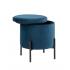 Пуф Грейс с ящиком синий