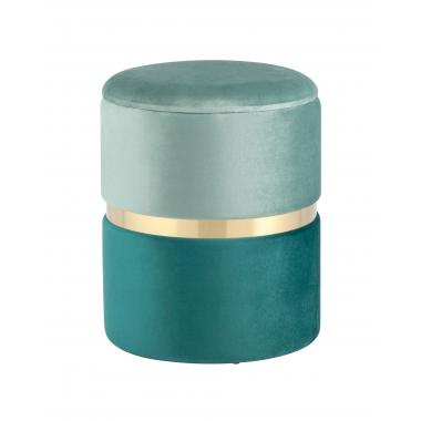 Пуф Кэрри с ящиком бирюзовый