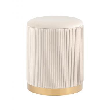 Пуф Шарлотта с ящиком бежевый