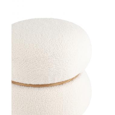 Пуф Полли S белый без ножек