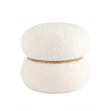 Пуф Полли S белый без ножек