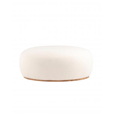 Пуф Полли XL белый без ножек