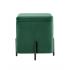 Пуф Грейс квадрат с ящиком зелёный