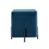 Пуф Грейс квадрат с ящиком синий