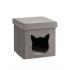 Пуф складной с ящиком Store Pet антрацитовый